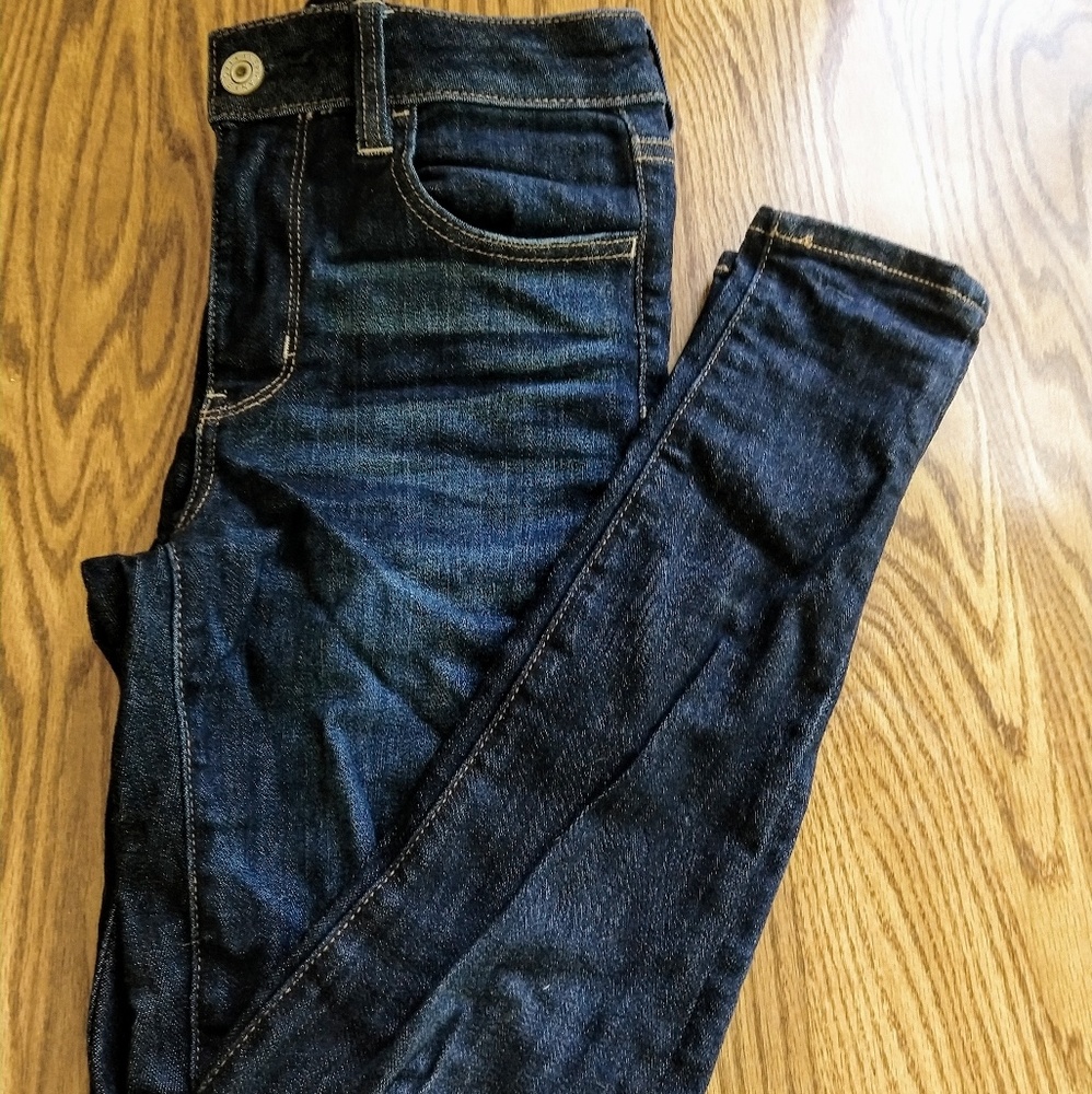 American Eagle Dark Wash Ne(x)t Level Jeggings